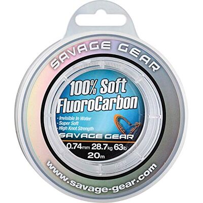 Savage Gear Fluorocarbon onderlijn 100% zacht 50 m Savage Gear Fluorocarbon onderlijn 100% zacht 50 m