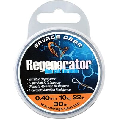 Savage Gear Regenerator Mono 30 m de Fil monofilament pour brochet, Sandre et Perche, Ligne de Bas de Ligne pour Bas de Ligne pour Poissons prédateurs Savage Gear Regenerator Mono 30 m de Fil monofilament pour brochet, Sandre et Perche, Ligne de Bas de Ligne pour Bas de Ligne pour Poissons prédateurs