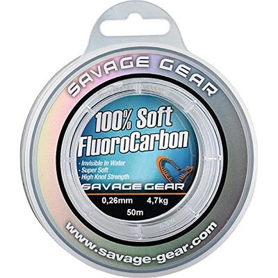 Savage Gear Fluorocarbon onderlijn 100% zacht 50 m Savage Gear Fluorocarbon onderlijn 100% zacht 50 m
