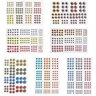 SUPERFINDINGS 1020 stuks 7 Stijl 3D Herinnering Vissen Ogen Sticker Holografische Realistische Nep Kunstaas voor Vliegbinding DIY Vissen Ambachten SUPERFINDINGS 1020 stuks 7 Stijl 3D Herinnering Vissen Ogen Sticker Holografische Realistische Nep Kunstaas voor Vliegbinding DIY Vissen Ambachten