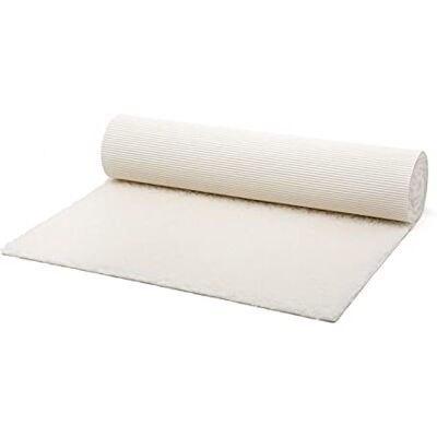 Bodhi Yogamat van zuivere scheerwol, extra dik (1500 g/m²), 100% scheerwol van hoogpolige schapenwol (afkomstig van levende schapen), dik, zacht en isolerend, SURYA Bodhi Yogamat van zuivere scheerwol, extra dik (1500 g/m²), 100% scheerwol van hoogpolige schapenwol (afkomstig van levende schapen), dik, zacht en isolerend, SURYA