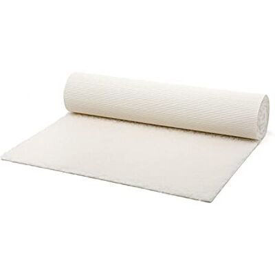 Bodhi Yogamat van zuivere scheerwol, extra dik (1500 g/m²), 100% scheerwol van hoogpolige schapenwol (afkomstig van levende schapen), dik, zacht en isolerend, SURYA Bodhi Yogamat van zuivere scheerwol, extra dik (1500 g/m²), 100% scheerwol van hoogpolige schapenwol (afkomstig van levende schapen), dik, zacht en isolerend, SURYA