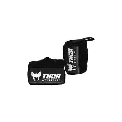 Thor Polsband, 60 cm, zwart, polsbandage voor fitness, powerlifting, bodybuilding, deadlifting, gewichtheffen Thor Polsband, 60 cm, zwart, polsbandage voor fitness, powerlifting, bodybuilding, deadlifting, gewichtheffen