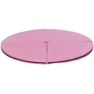 HOMCOM Paaldansmat, opvouwbaar, paaldansen, mat, beschermmat, Ø 150 cm, dikte 5 cm, kunststof ommanteling HOMCOM Paaldansmat, opvouwbaar, paaldansen, mat, beschermmat, Ø 150 cm, dikte 5 cm, kunststof ommanteling