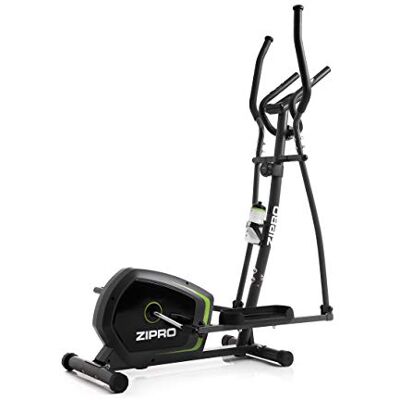 ZIPRO Neon magnetische elliptische trainer voor thuis tot 120 kg 8 weerstandsniveaus elliptische trainer met computer meet hartslag, afstand, snelheid, zwart ZIPRO Neon magnetische elliptische trainer voor thuis tot 120 kg 8 weerstandsniveaus elliptische trainer met computer meet hartslag, afstand, snelheid, zwart