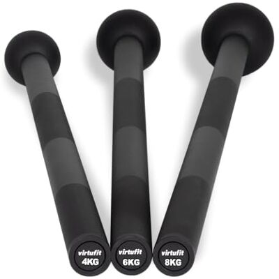 VirtuFit Macebell Kit Zwart 4, 6, 8 kg VirtuFit Macebell Kit Zwart 4, 6, 8 kg