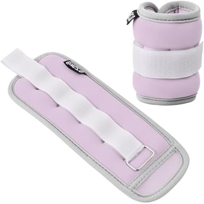 QINGZY 2 stuks enkelgewichten 0,25/0,5/0,75 kg enkelbanden met voetgewichten, hangende manchetten, hangende armbanden voor fitness, fysiotherapie, yoga, aerobics gymnastiek QINGZY 2 stuks enkelgewichten 0,25/0,5/0,75 kg enkelbanden met voetgewichten, hangende manchetten, hangende armbanden voor fitness, fysiotherapie, yoga, aerobics gymnastiek