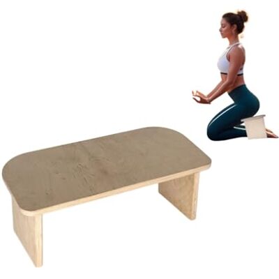 CAWI Opvouwbare meditatiekruk, ergonomische meditatiekruk, opvouwbare kruk, voor yoga, meditatie en gebed CAWI Opvouwbare meditatiekruk, ergonomische meditatiekruk, opvouwbare kruk, voor yoga, meditatie en gebed