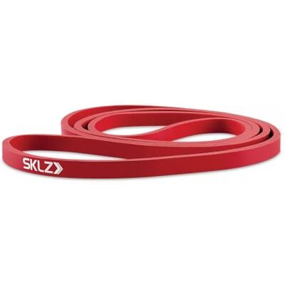 SKLZ Proband Weerstandsband, Accessoires voor Krachttraining, Fysieke Voorbereidingsapparatuur Voor Thuis Gym Rood, Medium SKLZ Proband Weerstandsband, Accessoires voor Krachttraining, Fysieke Voorbereidingsapparatuur Voor Thuis Gym Rood, Medium