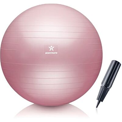 BODYMATE Fitnessbal + pomp + e-book – verschillende maten en kleuren BODYMATE Fitnessbal + pomp + e-book – verschillende maten en kleuren