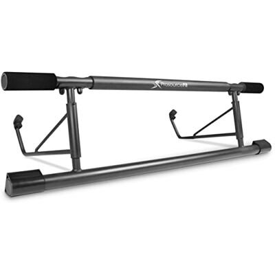 ProSource Fit Opvouwbare optrekstang voor multifunctionele deurtraining, fitness en thuisgym ProSource Fit Opvouwbare optrekstang voor multifunctionele deurtraining, fitness en thuisgym