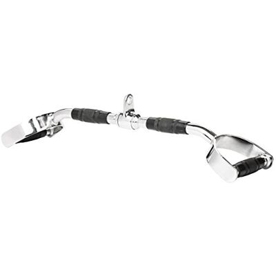 Bad Company Optrekstang 66,5 cm met draaischarnier en rubberen handgrepen voor krachtstation I BC-47 Bad Company Optrekstang 66,5 cm met draaischarnier en rubberen handgrepen voor krachtstation I BC-47