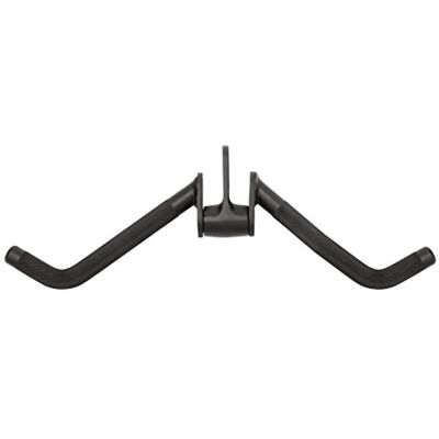 Bad Company BC-18 Triceps Curl handgreep voor krachtstation I trekhulp met verchroomd of zwart draaigewricht Bad Company BC-18 Triceps Curl handgreep voor krachtstation I trekhulp met verchroomd of zwart draaigewricht