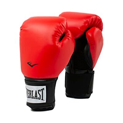 Everlast Pro Style 2 bokshandschoenen voor volwassenen, uniseks, rood, 35 g Everlast Pro Style 2 bokshandschoenen voor volwassenen, uniseks, rood, 35 g