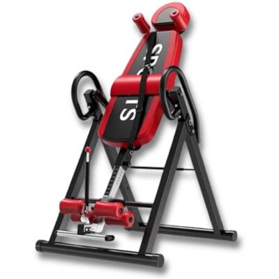 FFitness Robuuste omgekeerde bank met hoofdsteun zwaartekracht omgekeerde machine met verstelbare hoogte 4 omkeringshoeken FFitness Robuuste omgekeerde bank met hoofdsteun zwaartekracht omgekeerde machine met verstelbare hoogte 4 omkeringshoeken