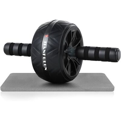 Lrocotanc Roue abdominale AB Roller Roller pour abdominaux avec tapis pour genoux Fitness Trainer Home ABS Workout Lrocotanc Roue abdominale AB Roller Roller pour abdominaux avec tapis pour genoux Fitness Trainer Home ABS Workout