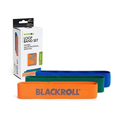 BLACKROLL LOOP BAND Elastische banden voor fitness en krachttraining 3 verschillende weerstanden Weerstandsband voor stabiele spieren Fitnessbanden per stuk of als set BLACKROLL LOOP BAND Elastische banden voor fitness en krachttraining 3 verschillende weerstanden Weerstandsband voor stabiele spieren Fitnessbanden per stuk of als set
