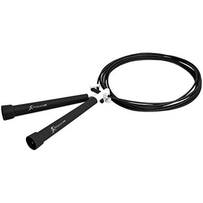 ProSource 3 m lang springtouw, instelbare lengte, kunststof handgrepen, snelle rotatie voor cardio, boxen ProSource 3 m lang springtouw, instelbare lengte, kunststof handgrepen, snelle rotatie voor cardio, boxen