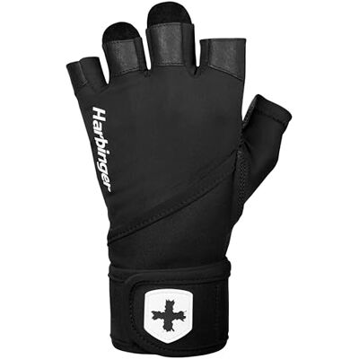 Harbinger Professionele handschoenen voor degenen die flexibiliteit en ademend vermogen willen, maar maximale stabiliteit aan de pols nodig hebben Harbinger Professionele handschoenen voor degenen die flexibiliteit en ademend vermogen willen, maar maximale stabiliteit aan de pols nodig hebben