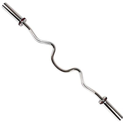 Sunny Health & Fitness Olympische stang 122 cm met ringen OB-48 Sunny Health & Fitness Olympische stang 122 cm met ringen OB-48