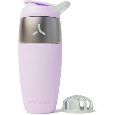 PROMIXX Pursuit RVS Shaker 950ml Lichtgewicht Metaal Eiwitmixer met Snap-Fit voor Gladde Shakes Lekvrij Geurvrij voor Fitness en Reizen Lila PROMIXX Pursuit RVS Shaker 950ml Lichtgewicht Metaal Eiwitmixer met Snap-Fit voor Gladde Shakes Lekvrij Geurvrij voor Fitness en Reizen Lila