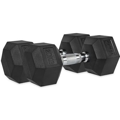VirtuFit Hexa Dumbbell Halterset, 2 x 20 kg VirtuFit Hexa Dumbbell Halterset, 2 x 20 kg