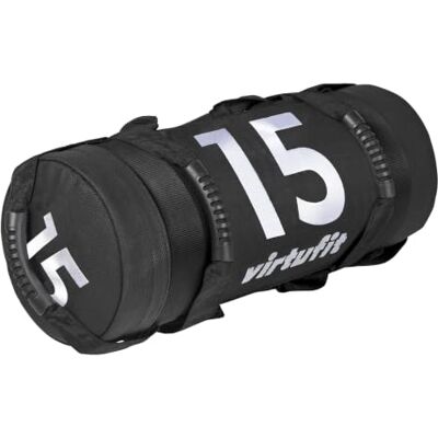 VirtuFit Power Bag Fitness Power Bag Antislip handgrepen gevoerd kunstleer Gewichtszak, zandzak, gewicht voor training, crossfit, gym 15 kg VirtuFit Power Bag Fitness Power Bag Antislip handgrepen gevoerd kunstleer Gewichtszak, zandzak, gewicht voor training, crossfit, gym 15 kg