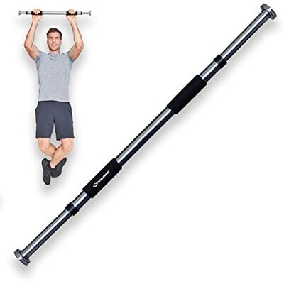 Schildkröt Fitness optrekstang voor deur, verchroomd Schildkröt Fitness optrekstang voor deur, verchroomd