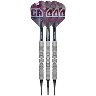Target Darts Cryo Soft Tip Dart Set, Barrels 11/12/13 18G/19G/20G/21G 90% Tungsten Barrel, Cryo Tips, Pro Grip Tag Shafts & No.6 Flights, Claret Purple & Blue Design Target Darts Cryo Soft Tip Dart Set, Barrels 11/12/13 18G/19G/20G/21G 90% Tungsten Barrel, Cryo Tips, Pro Grip Tag Shafts & No.6 Flights, Claret Purple & Blue Design