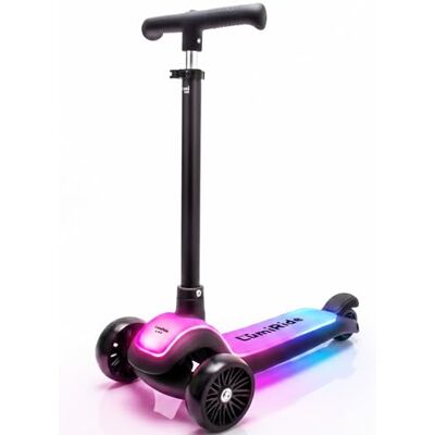 Sun LUMI RIDE Kinderstep, weegschaal, drie wielen, led, 3+, opvouwbaar, verstelbaar stuur, voetrem, antislip platform, afneembaar stuur balance, guidon réglable, frein au pied, plateforme antidérapante, guidon amovible, développe équilibre et coordinati Sun LUMI RIDE Kinderstep, weegschaal, drie wielen, led, 3+, opvouwbaar, verstelbaar stuur, voetrem, antislip platform, afneembaar stuur balance, guidon réglable, frein au pied, plateforme antidérapante, guidon amovible, développe équilibre et coordinati