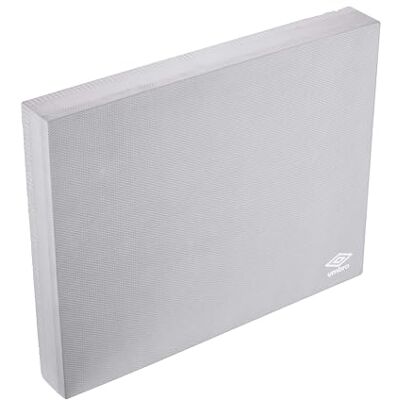 Umbro Balanskussen, bevordert coördinatie, conditie, balans en stabiliteit, antislip, 48 x 40 x 6 cm, zacht schuim, grijs Umbro Balanskussen, bevordert coördinatie, conditie, balans en stabiliteit, antislip, 48 x 40 x 6 cm, zacht schuim, grijs