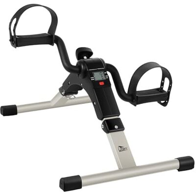Uten Mini-hometrainer, fitnessapparaat met verstelbare weerstand met antislipmat, mini-fiets voor thuis en op kantoor, verstelbaar Uten Mini-hometrainer, fitnessapparaat met verstelbare weerstand met antislipmat, mini-fiets voor thuis en op kantoor, verstelbaar