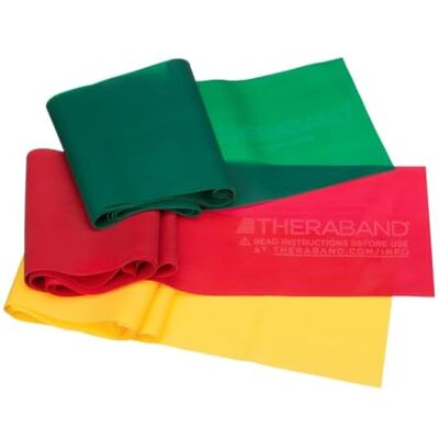 Theraband Thera-Band Latexvrije actieve herstelset, geel/rood/groen, voor beginners (1,5 m strepen) Theraband Thera-Band Latexvrije actieve herstelset, geel/rood/groen, voor beginners (1,5 m strepen)