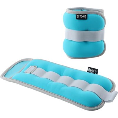 QINGZY 2 stuks enkelgewichten 0,25/0,5/0,75 kg enkelbanden met voetgewichten, hangende manchetten, hangende armbanden voor fitness, fysiotherapie, yoga, aerobics gymnastiek QINGZY 2 stuks enkelgewichten 0,25/0,5/0,75 kg enkelbanden met voetgewichten, hangende manchetten, hangende armbanden voor fitness, fysiotherapie, yoga, aerobics gymnastiek