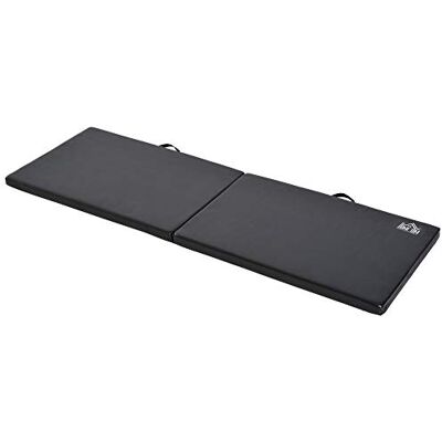 HOMCOM Gymnastiekmat, yoga, pilates, fitness, opvouwbaar, draagbaar, groot comfort, 180 x 60 x 5 cm, kunstleer HOMCOM Gymnastiekmat, yoga, pilates, fitness, opvouwbaar, draagbaar, groot comfort, 180 x 60 x 5 cm, kunstleer