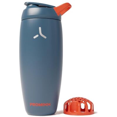PROMIXX Pursuit Geïsoleerde Shaker – 700 ml Dubbelwandige RVS Eiwitmixer met Snap-Fit voor IJskoude Shakes – Lekvrij voor Fitness en Reizen – Middernachtblauw PROMIXX Pursuit Geïsoleerde Shaker – 700 ml Dubbelwandige RVS Eiwitmixer met Snap-Fit voor IJskoude Shakes – Lekvrij voor Fitness en Reizen – Middernachtblauw