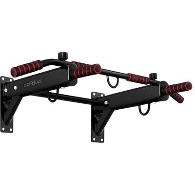 OcioDual Optrekstang, professionele wandoptrekstang, alles-in-één multifunctioneel, pull-ups thuis, boksen, ophangtraining, kallisthenie, pull-up bar OcioDual Optrekstang, professionele wandoptrekstang, alles-in-één multifunctioneel, pull-ups thuis, boksen, ophangtraining, kallisthenie, pull-up bar