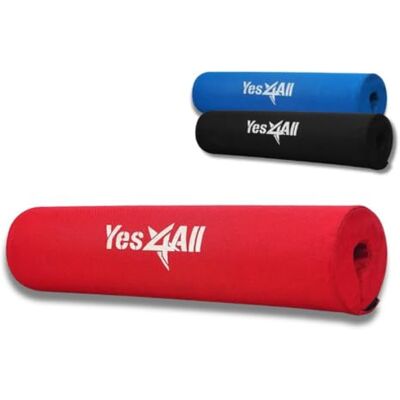 Yes4All Nylon Foam Halter Pad voor Heupduwen, Hurken, Gewichtheffen, Extra Dik Kussen, Olympische Lifting, Klittenband, Gewatteerde Schouders, Gym Accessoires Yes4All Nylon Foam Halter Pad voor Heupduwen, Hurken, Gewichtheffen, Extra Dik Kussen, Olympische Lifting, Klittenband, Gewatteerde Schouders, Gym Accessoires