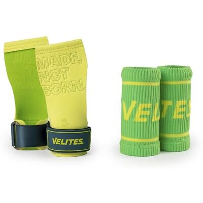 Velites Officiële Quad Pro Crossfit Games handschoenen Met Magnesium Manchetten Domineerd, Muscle Ups en Toes to Bar Velites Officiële Quad Pro Crossfit Games handschoenen Met Magnesium Manchetten Domineerd, Muscle Ups en Toes to Bar