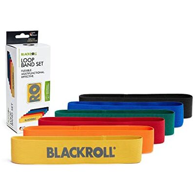 BLACKROLL LOOP BAND Elastische banden voor fitness en krachttraining 3 verschillende weerstanden Weerstandsband voor stabiele spieren Fitnessbanden per stuk of als set BLACKROLL LOOP BAND Elastische banden voor fitness en krachttraining 3 verschillende weerstanden Weerstandsband voor stabiele spieren Fitnessbanden per stuk of als set