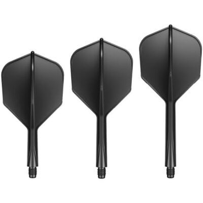 GOAT Air No6 dartvleugels, short/inbetween/medium, 3 flights van kunststof met steel, dart accessoires GOAT Air No6 dartvleugels, short/inbetween/medium, 3 flights van kunststof met steel, dart accessoires