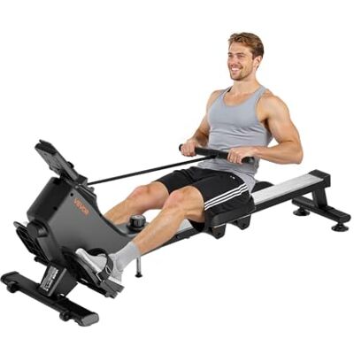 VEVOR Magnetische roeimachine, ergometer met stille weerstand, 16 niveaus, opvouwbaar, draagvermogen van 158 kg, met gladde katrol en lcd-display, compatibel met bluetooth-app VEVOR Magnetische roeimachine, ergometer met stille weerstand, 16 niveaus, opvouwbaar, draagvermogen van 158 kg, met gladde katrol en lcd-display, compatibel met bluetooth-app
