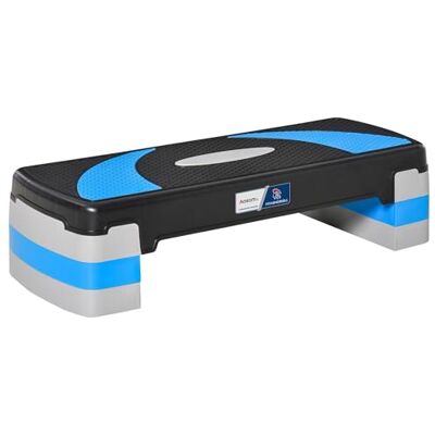 HOMCOM Stepper Fitness Aerobic in hoogte verstelbaar antislip oppervlak 80 x 31 x 20 cm HOMCOM Stepper Fitness Aerobic in hoogte verstelbaar antislip oppervlak 80 x 31 x 20 cm