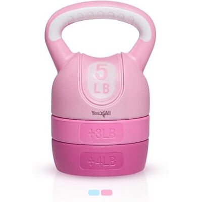 Yes4All Kettlebellset Verstelbare kettlebell-set voor krachttraining Verstelbaar gewicht voor veelzijdige training Yes4All Kettlebellset Verstelbare kettlebell-set voor krachttraining Verstelbaar gewicht voor veelzijdige training