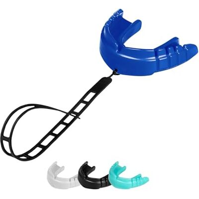 Opro Snap-Fit gebitsbeschermer voor rugby, hockey, MMA, boksen, basketbal en andere contactsporten (blauw) Opro Snap-Fit gebitsbeschermer voor rugby, hockey, MMA, boksen, basketbal en andere contactsporten (blauw)