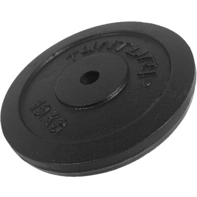 Tunturi Fitness 14TUSCL097 platen, zwart, 10,0 kg, eenheidsmaat Tunturi Fitness 14TUSCL097 platen, zwart, 10,0 kg, eenheidsmaat