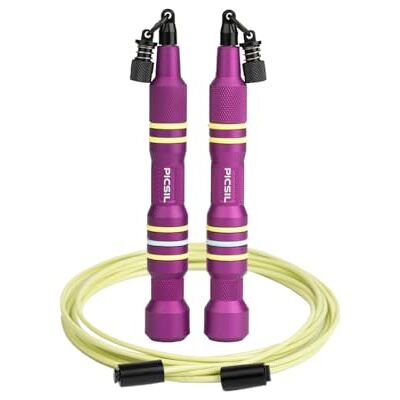 PICSIL Badgetouw, veelzijdig in 3 modi, snel, verzwaard of kruisend, aanpasbaar aan elk type training PICSIL Badgetouw, veelzijdig in 3 modi, snel, verzwaard of kruisend, aanpasbaar aan elk type training