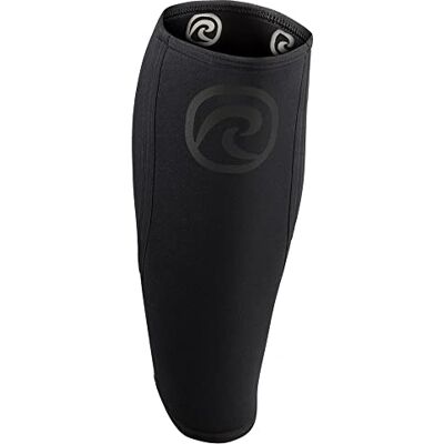 Rehband Neopreen kuit- en scheenbeencompressiebandage, scheenbeenbescherming voor deadlifts, crossfit, kleur: carbon / zwart, maat: S Rehband Neopreen kuit- en scheenbeencompressiebandage, scheenbeenbescherming voor deadlifts, crossfit, kleur: carbon / zwart, maat: S