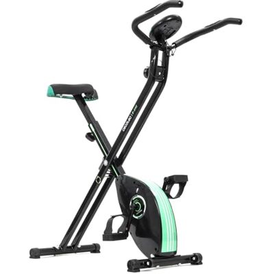 Cecotec Opvouwbare hometrainer met X-Bike vliegwiel, Silence Fit-systeem, met en zonder rugleuning, verstelbaar stuur en zadel, hartslagmeter, lcd-display, apparaathouder, wielen Cecotec Opvouwbare hometrainer met X-Bike vliegwiel, Silence Fit-systeem, met en zonder rugleuning, verstelbaar stuur en zadel, hartslagmeter, lcd-display, apparaathouder, wielen