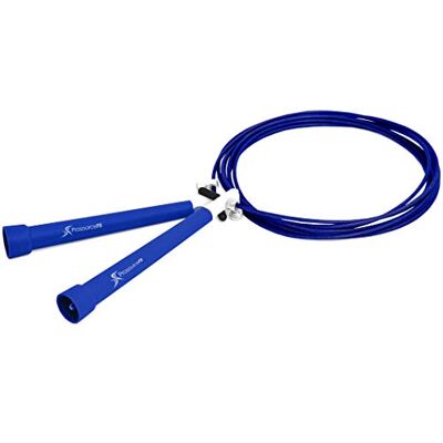 ProSource 3 m lang springtouw, instelbare lengte, kunststof handgrepen, snelle rotatie voor cardio, boxen ProSource 3 m lang springtouw, instelbare lengte, kunststof handgrepen, snelle rotatie voor cardio, boxen